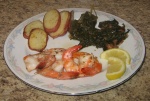 plated shrimp