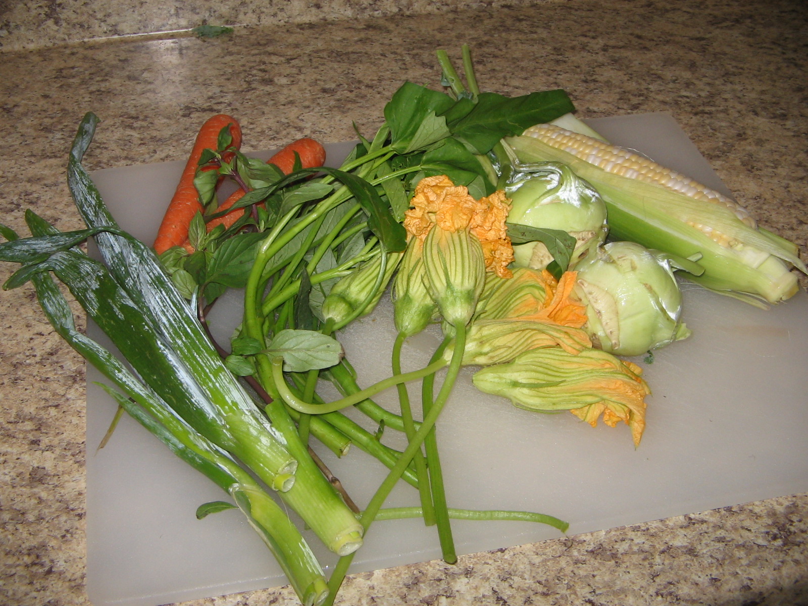 the veggies in the raw